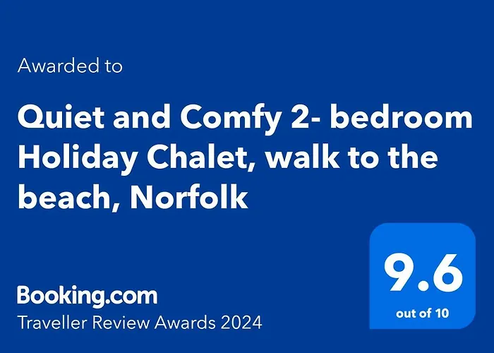 Quiet And Comfy 2- Bedroom Holiday Chalet, Walk To The Beach, Norfolk